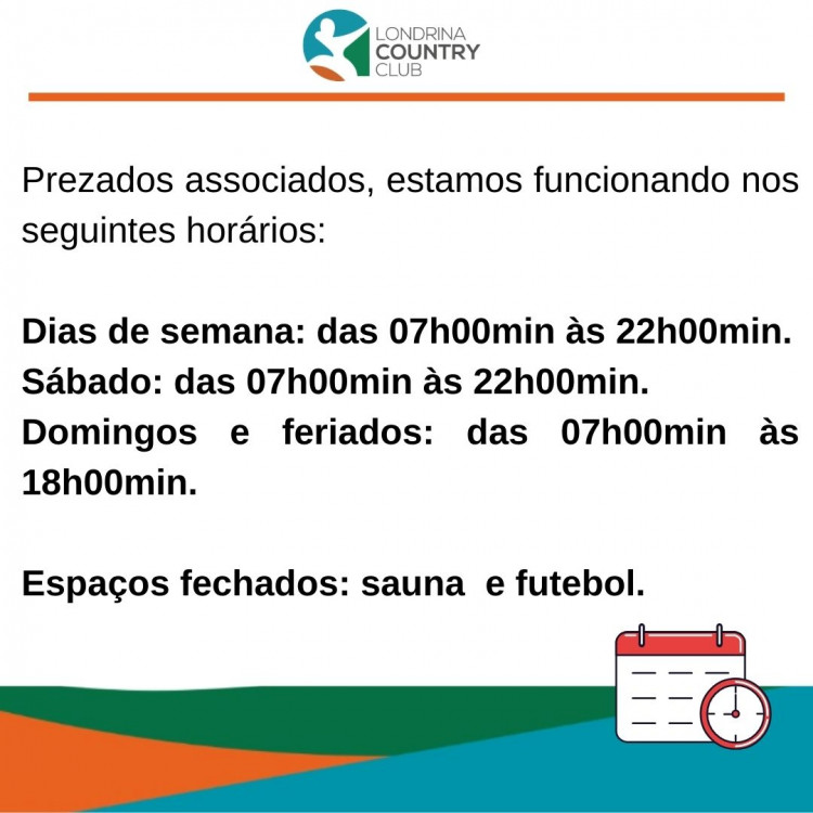 Horário Decreto 7320